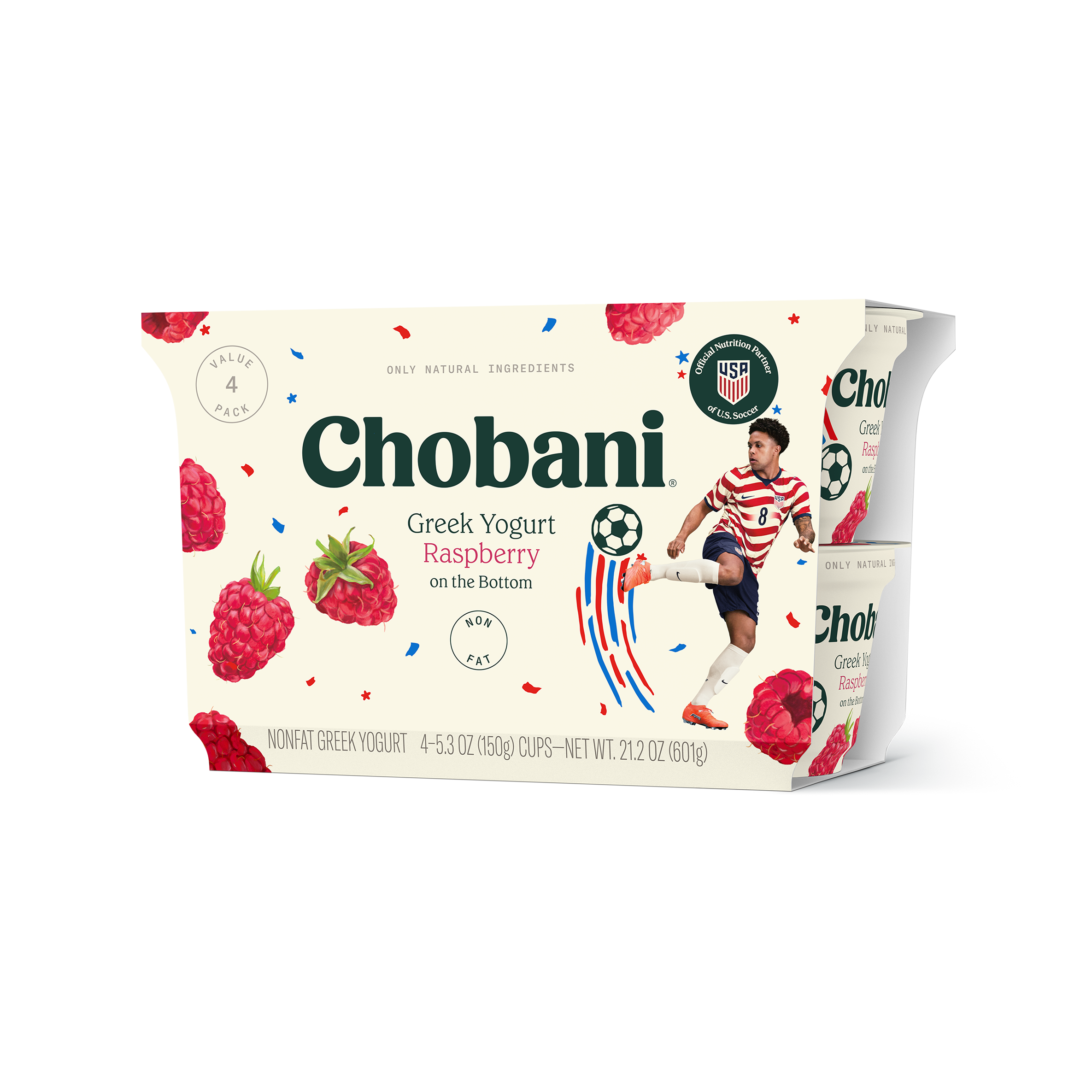 Raspberry 4 Pack - Chobani Greek Yogurt