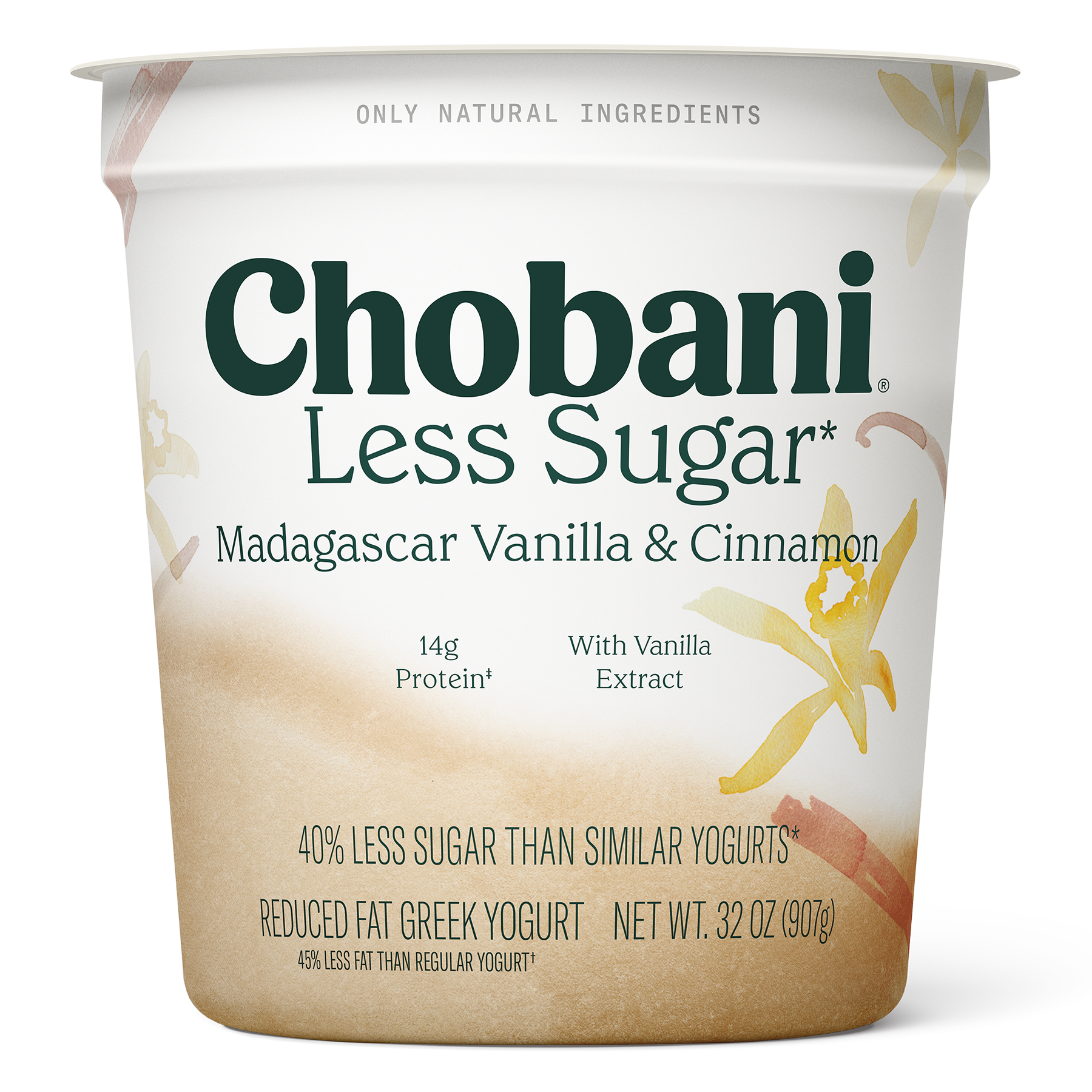 Madagascar Vanilla And Cinnamon 4 Pack - Chobani Less Sugar*