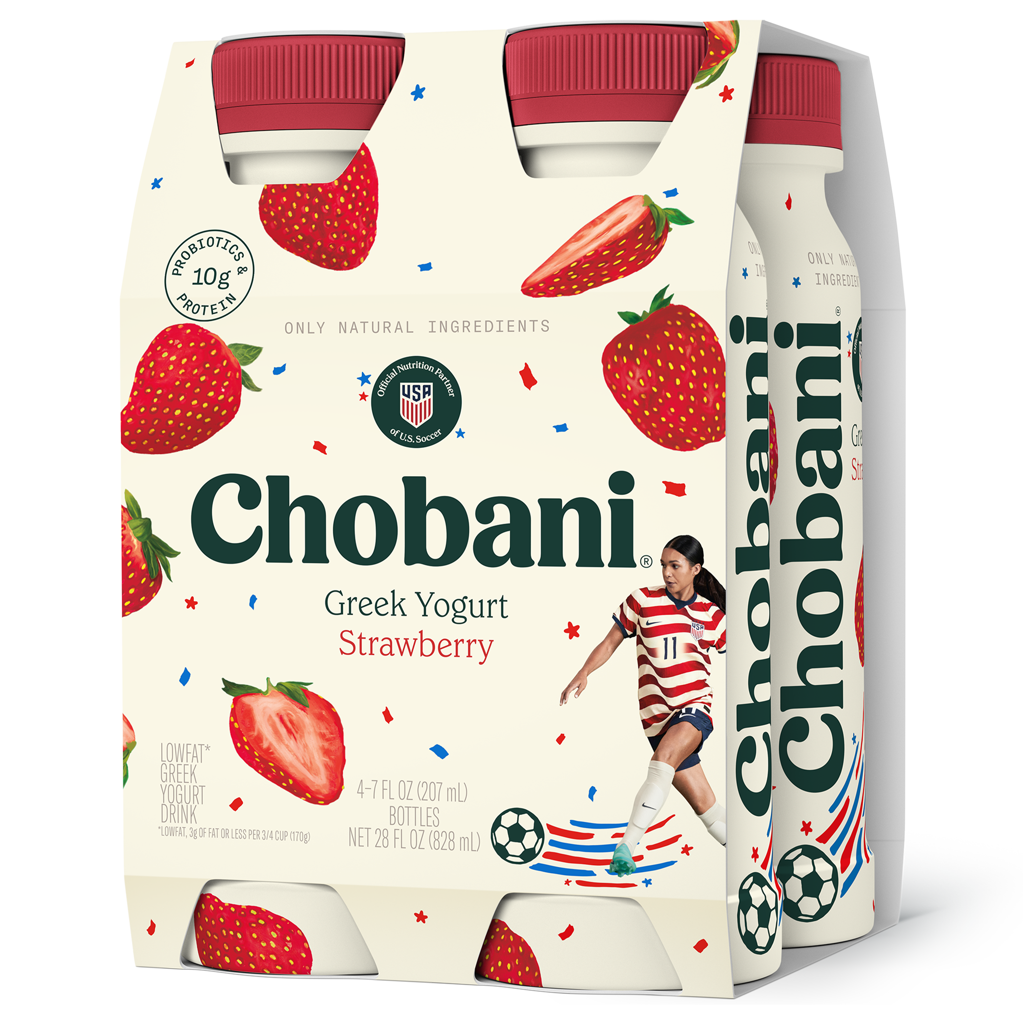 Strawberry - Chobani Greek Yogurt Drinks