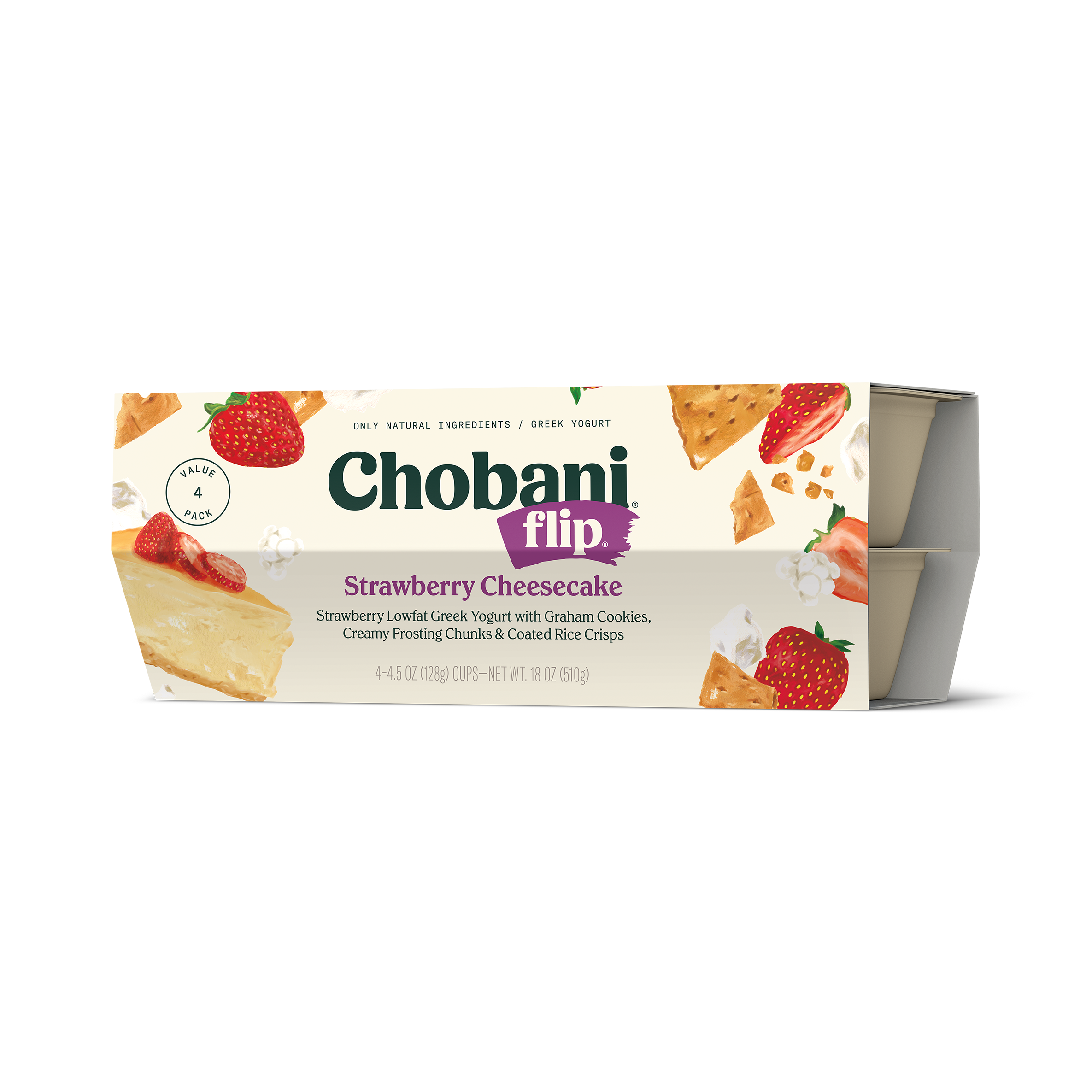 Strawberry Cheesecake 4 Pack - Chobani Flip