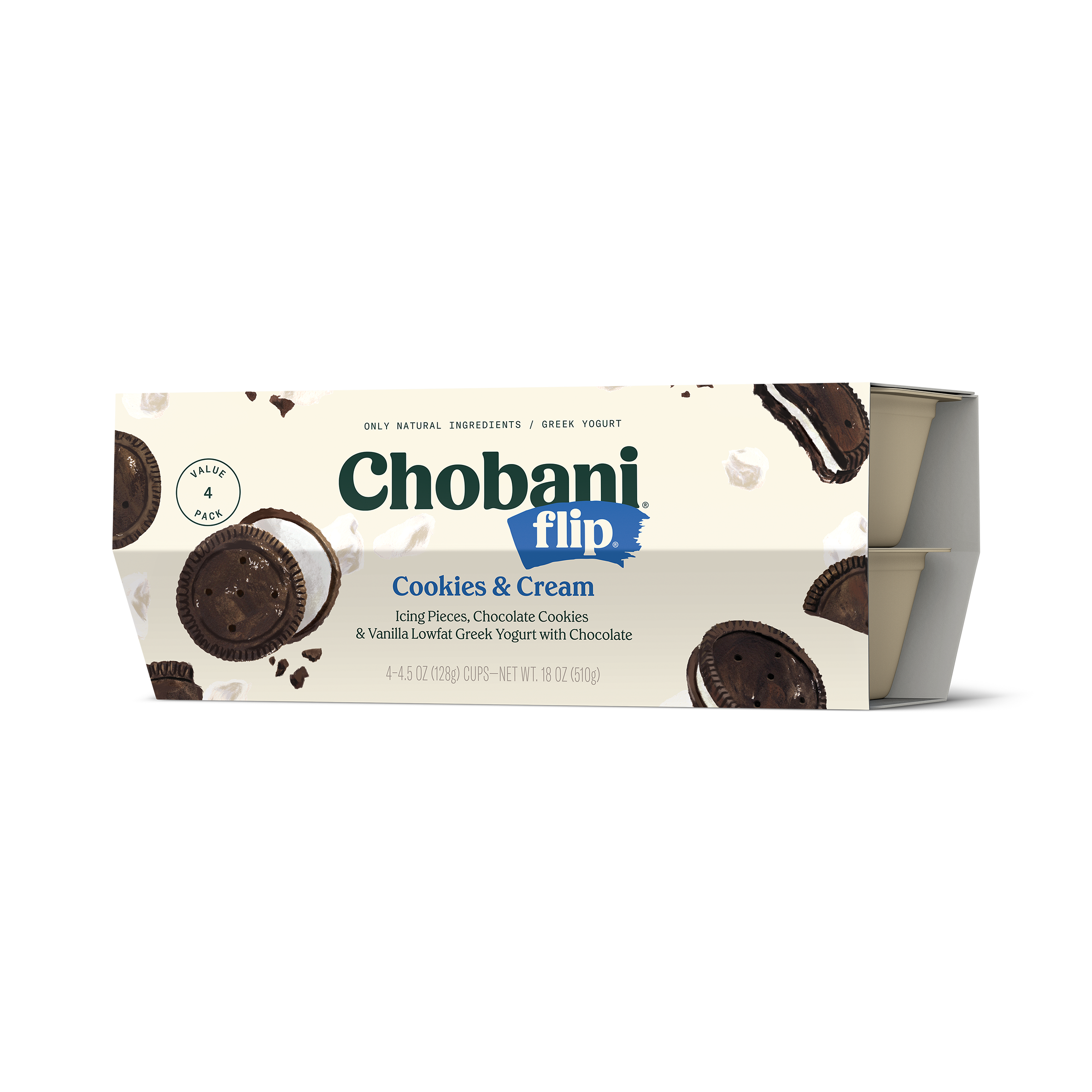 Cookies & Cream 4 Pack - Chobani Flip