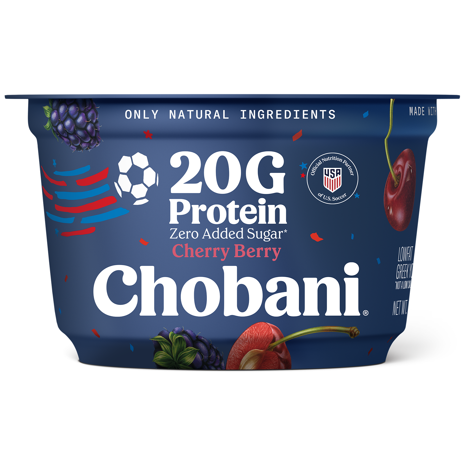 Cherry Berry - Chobani 20G High Protein Greek Yogurt