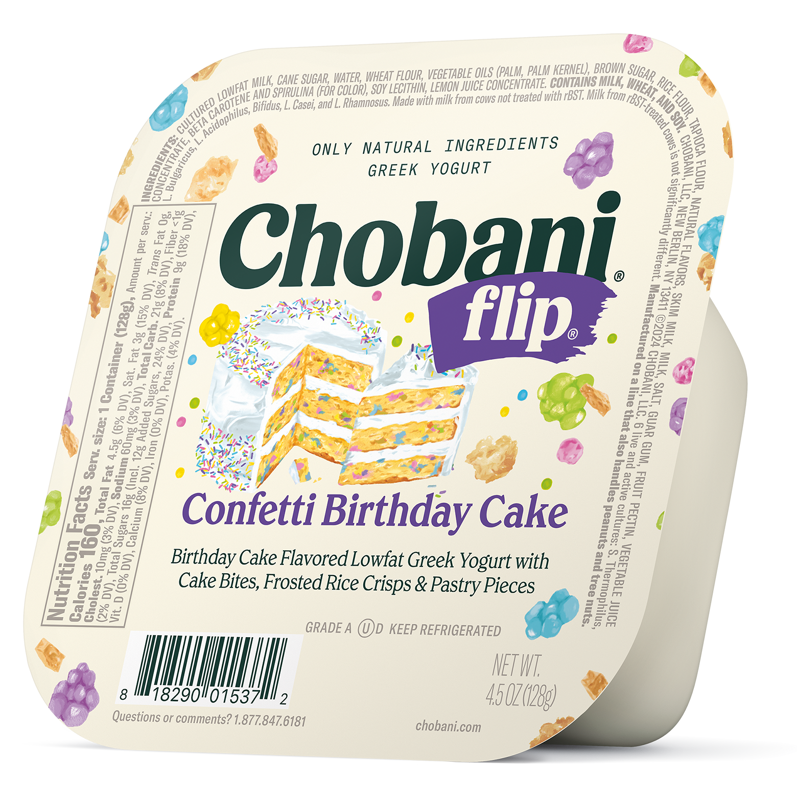 Chobani Flip Confetti Birthday Cake