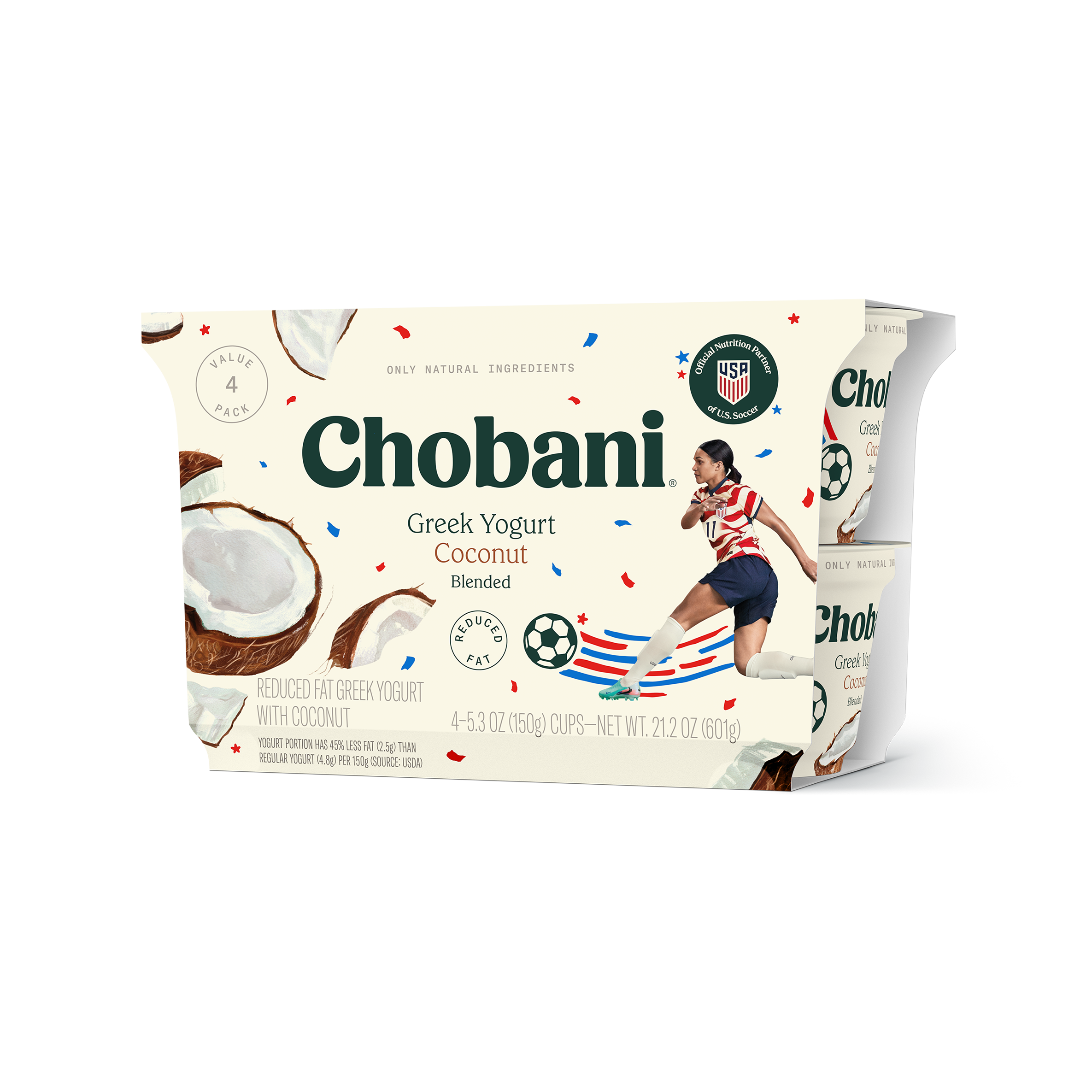 Coconut 4 Pack - Chobani Greek Yogurt