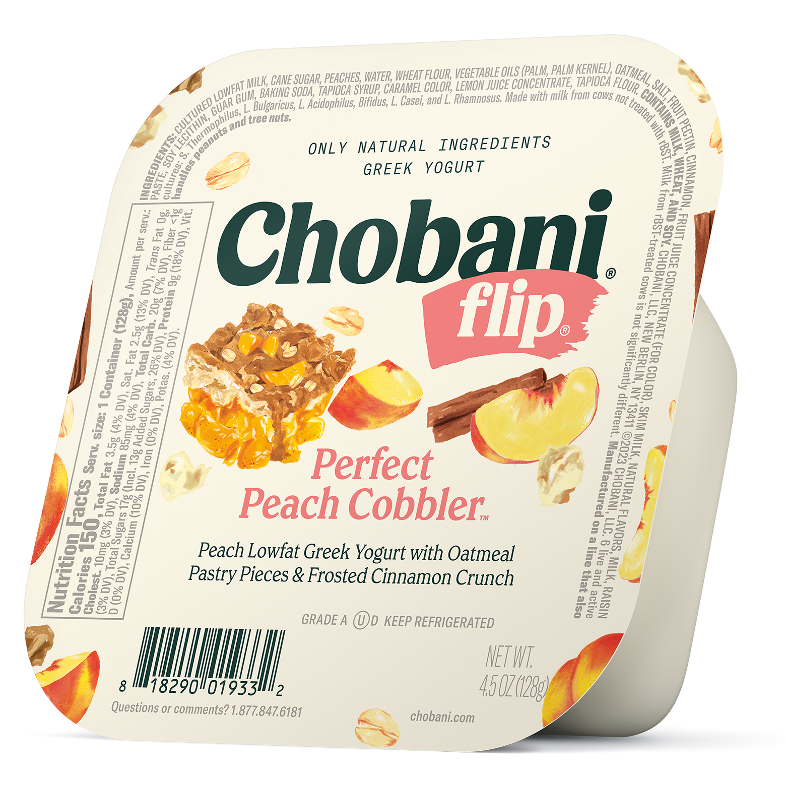 Perfect Peach Cobbler - Chobani Flip