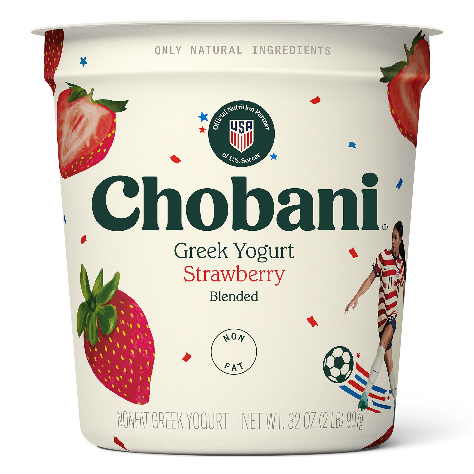 Strawberry 32 Oz - Chobani Greek Yogurt