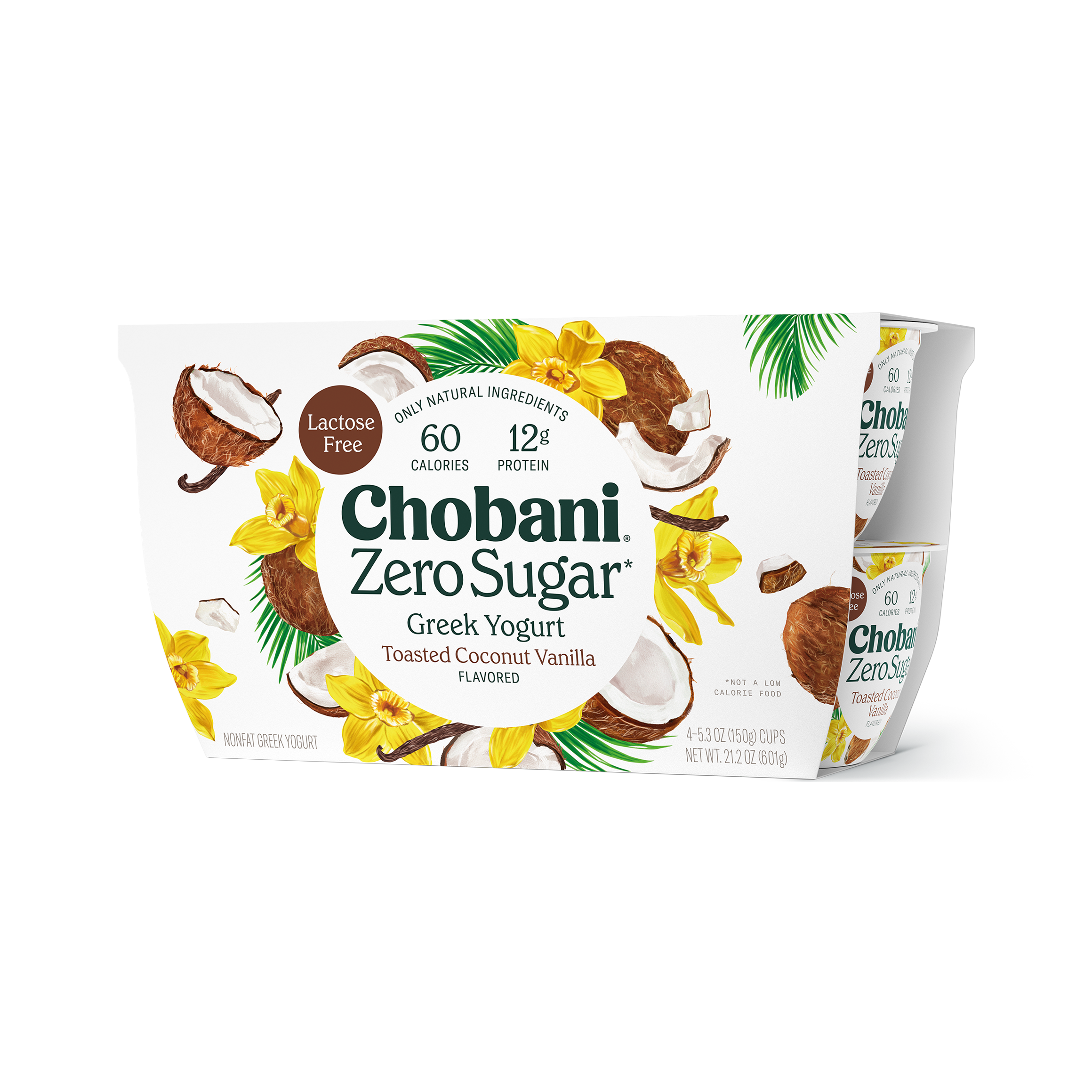 Toasted Coconut Vanilla 4 Pack - Chobani Zero Sugar*
