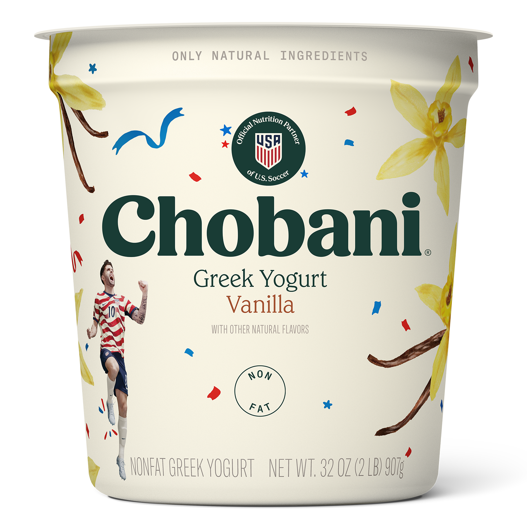 Vanilla 32 Oz - Chobani Greek Yogurt
