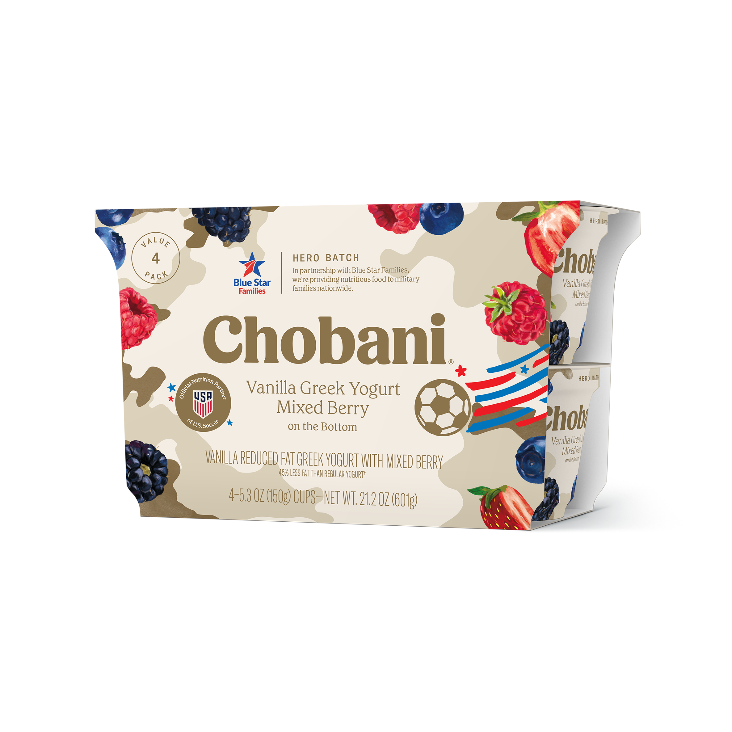 Hero Batch 4 Pack - Chobani Greek Yogurt