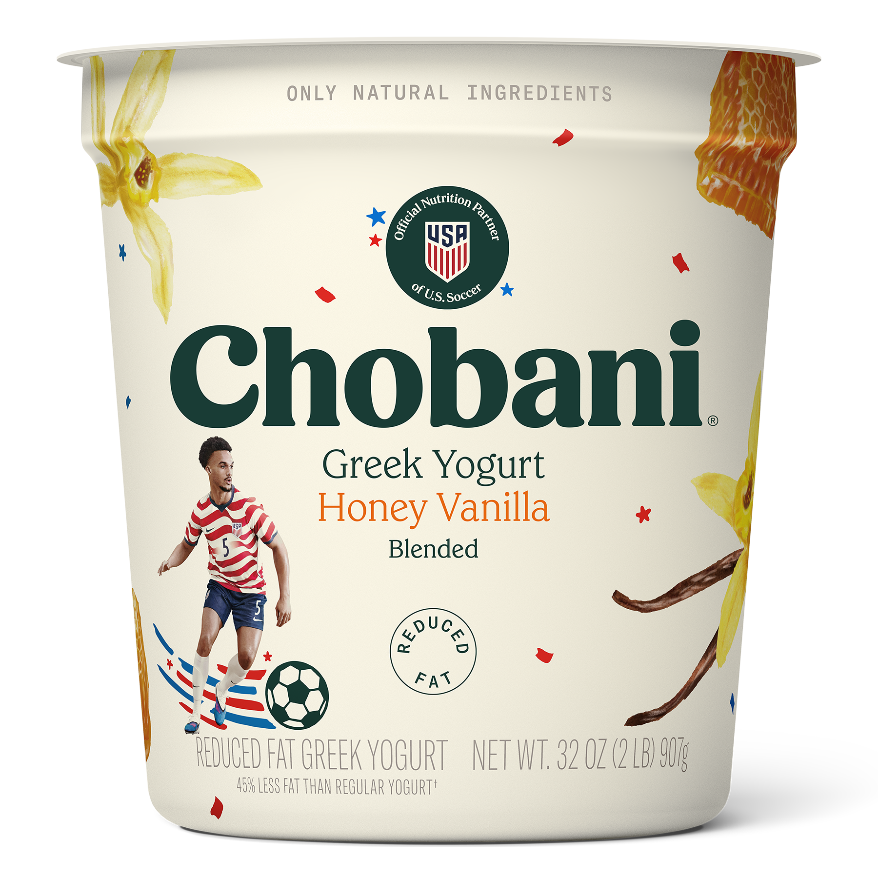 Honey Vanilla 32 Oz - Chobani Greek Yogurt