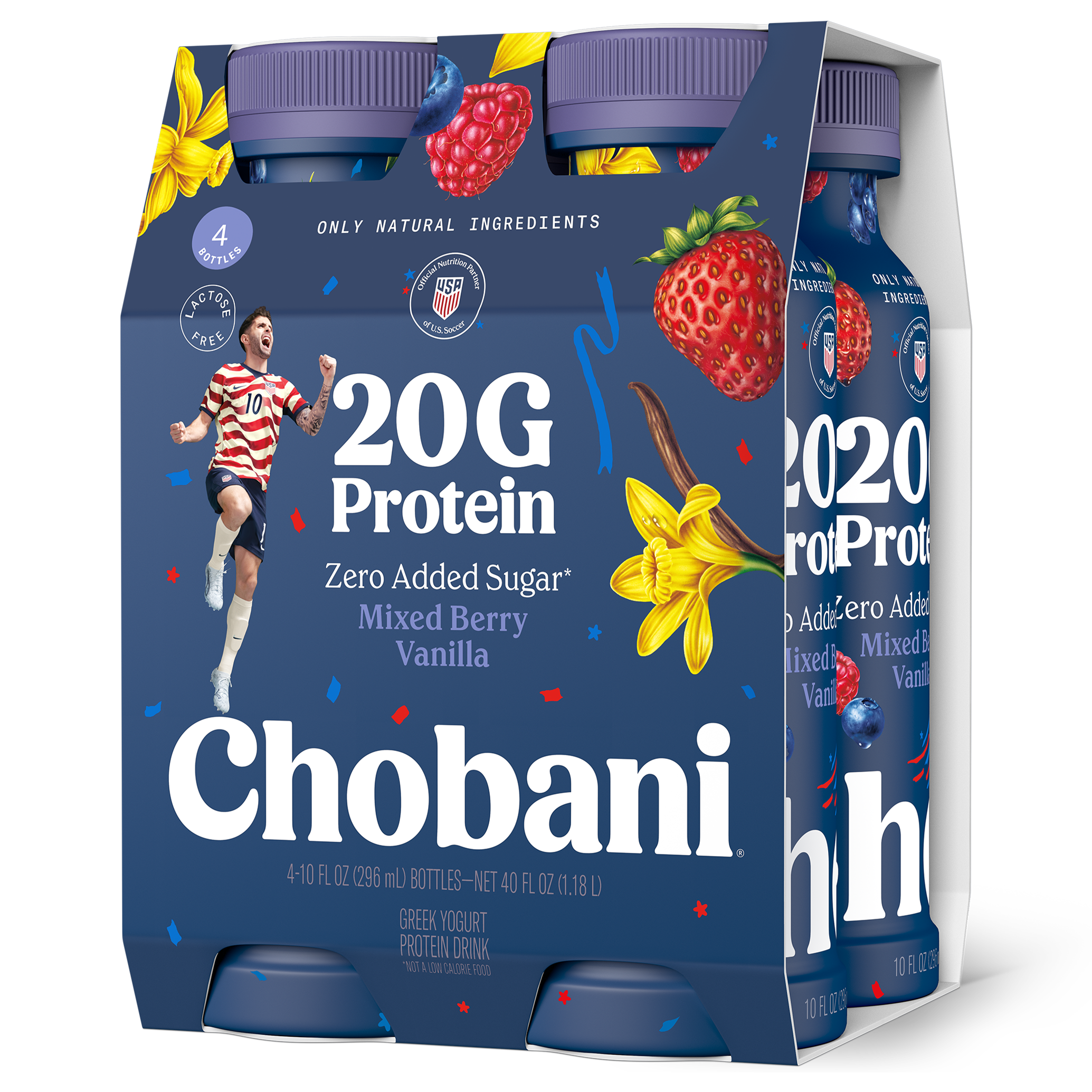Mixed Berry Vanilla - Chobani 20G High Protein Greek Yogurt Drink