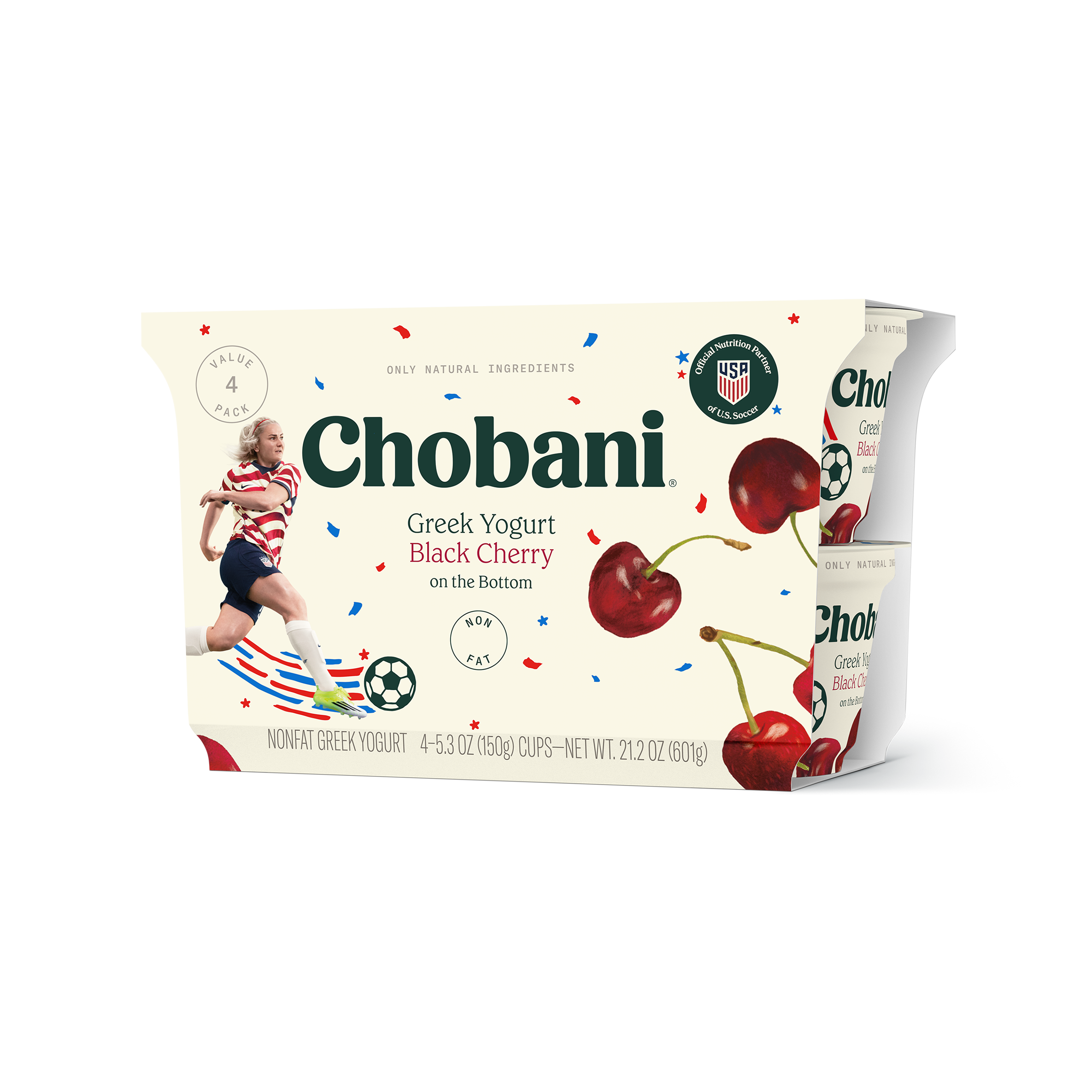 Black Cherry 4 Pack - Chobani Greek Yogurt