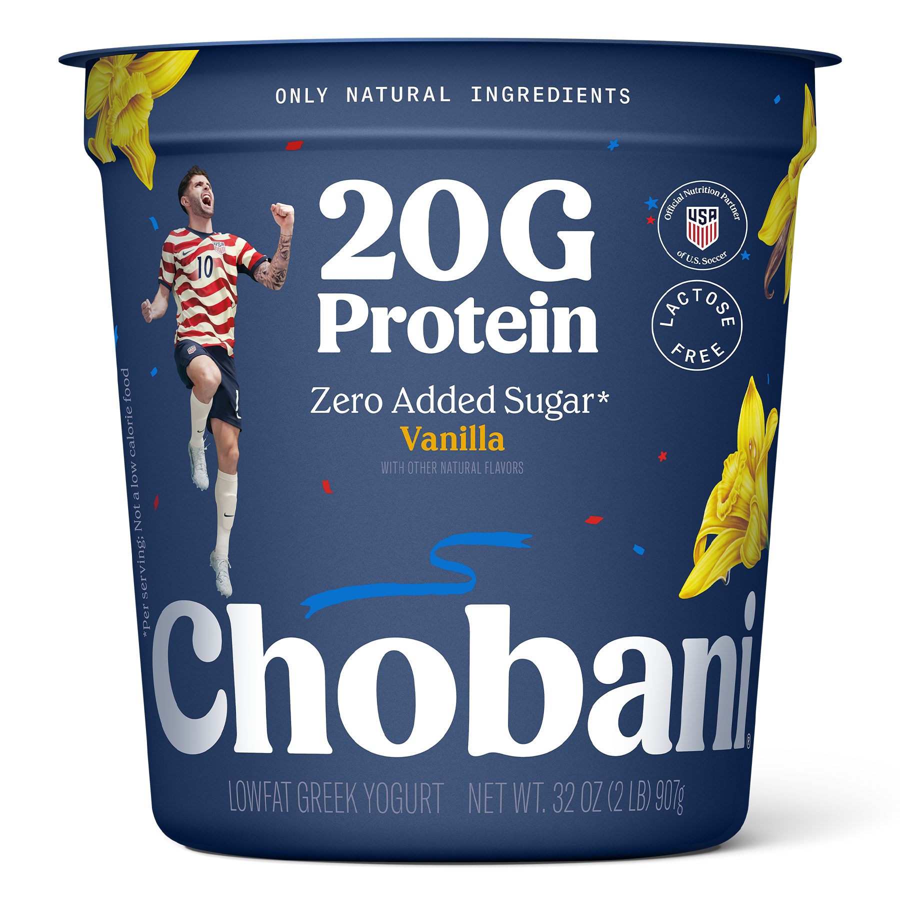 Vanilla 32 Oz - Chobani 20G High Protein Greek Yogurt