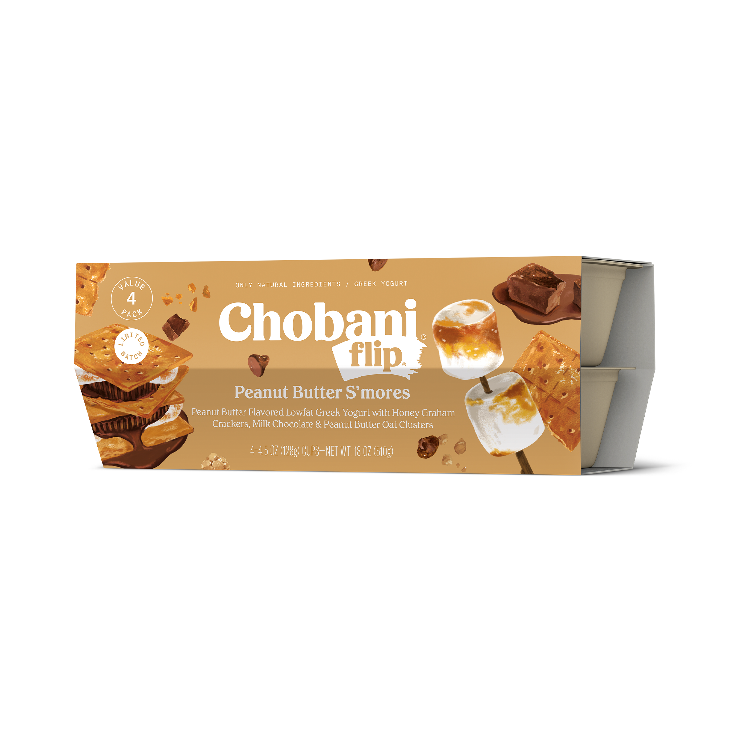 Peanut Butter S'mores 4 Pack - Chobani Flip
