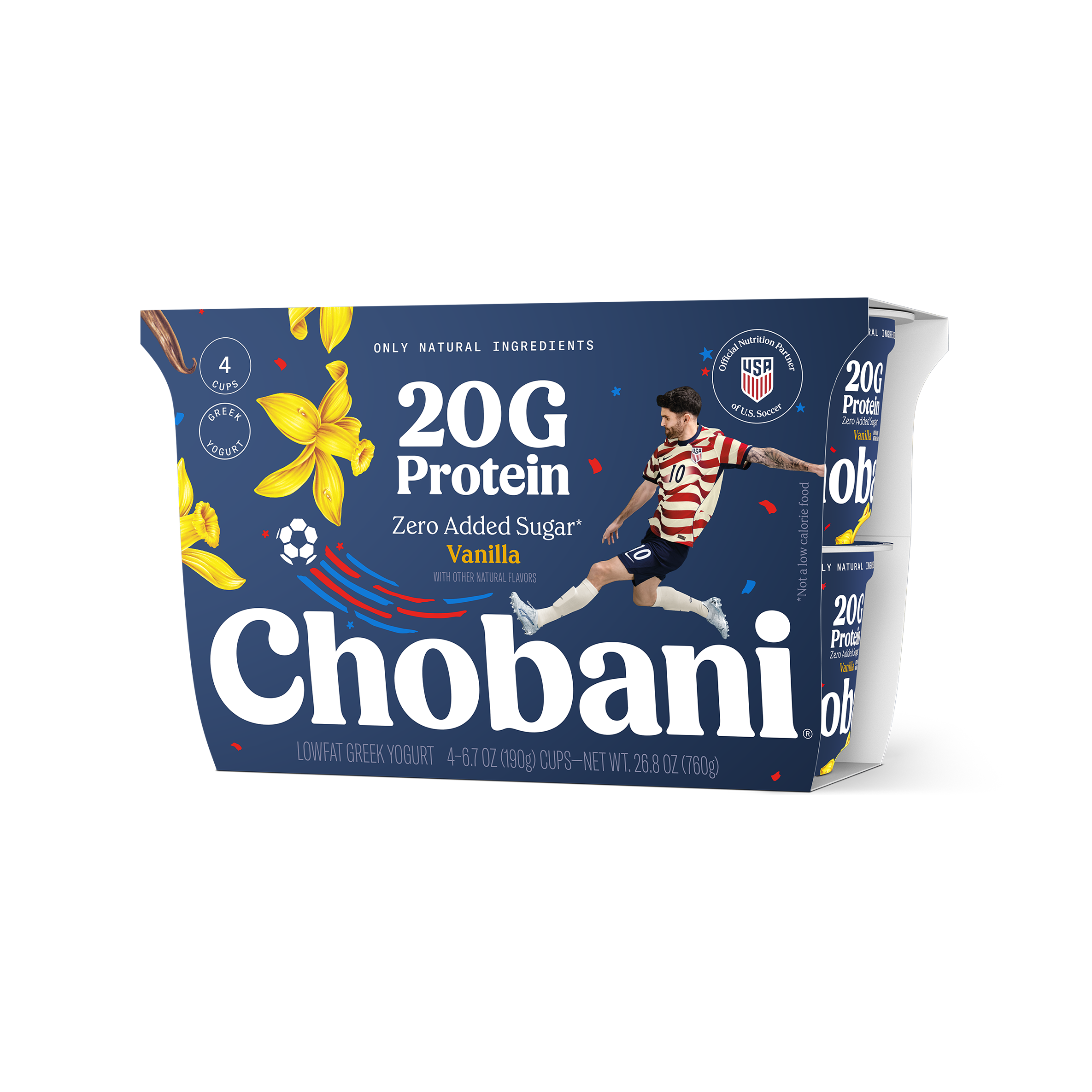 Vanilla 4 Pack - Chobani 20G High Protein Greek Yogurt